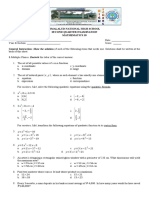 Math9 TQ 2nd