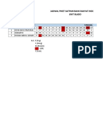 Jadwal Satpam Juli