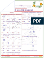 Operation On Real Number