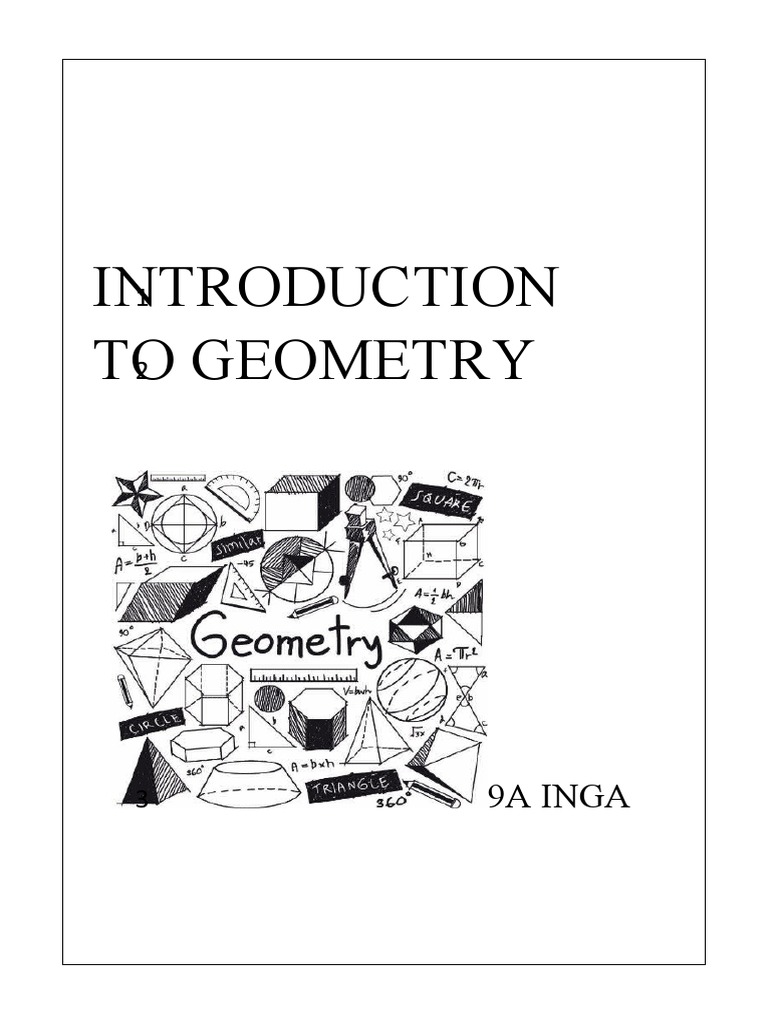 Introduction To Geometry | PDF | Area | Volume