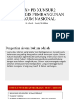 PB Ix +X Unsur2 Strategis Pembangunan Hukum Nasional