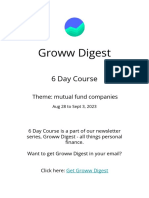 Groww Digest: 6 Day Course