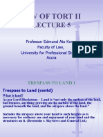 Law of Tort 2, Lecture 5