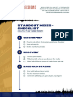 Standout Mixes Checklist