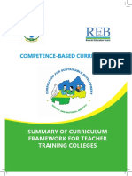 TTC Summary Curriculum Framework 2020