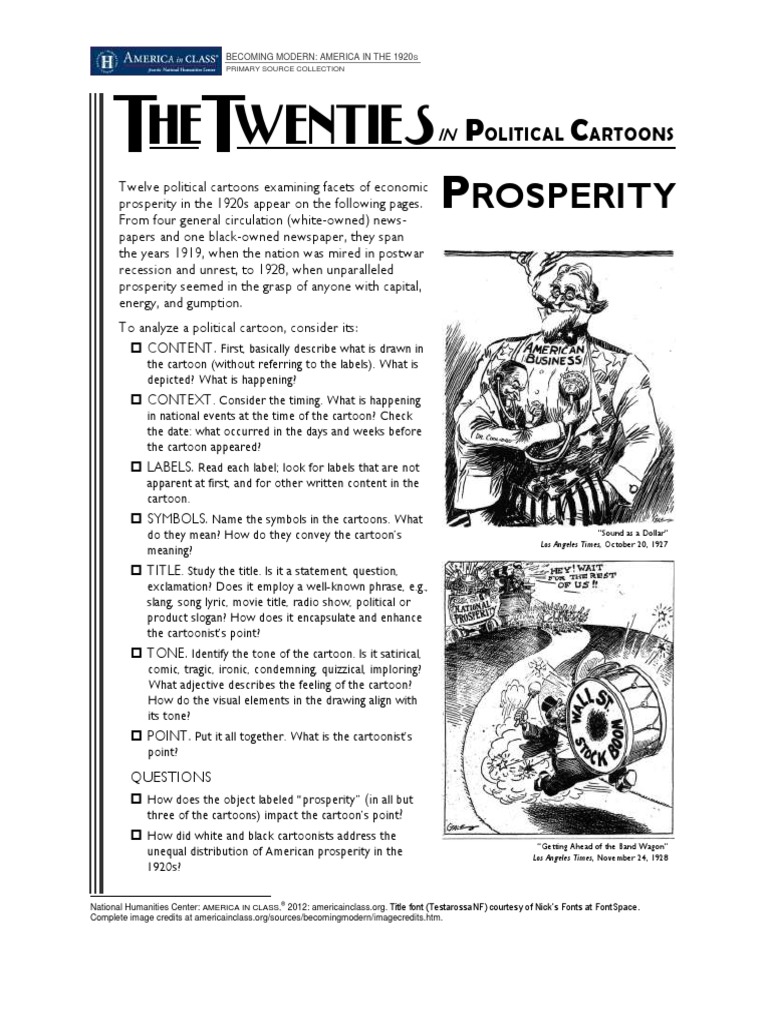 Political Cartoons | PDF | Cost Of Living | Cartoon