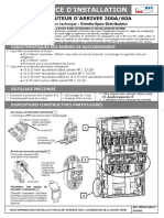 Notice D'Installation: Distributeur D'Arrivee 200A/60A