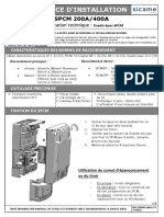 Notice D'Installation: SPCM 200A/400A