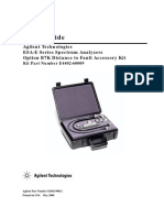 Operator Manual-E4402-Distance To Fault Accessory Kit 90012