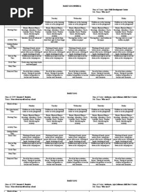 DAILY LOG