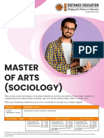 M A (Sociology)