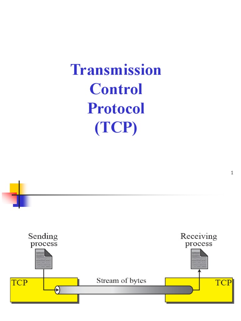Transmission Control Protocol TCP (Transmission Control Protocol)