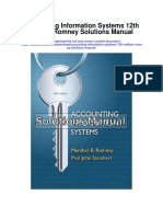 Accounting Information Systems 12th Edition Romney Solutions Manual