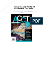 Acct Managerial Asia Pacific 1st Edition Sivabalan Test Bank