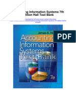 Accounting Information Systems 7th Edition Hall Test Bank