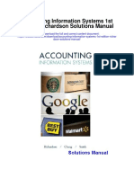 Accounting Information Systems 1st Edition Richardson Solutions Manual