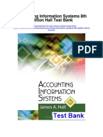 Accounting Information Systems 8th Edition Hall Test Bank