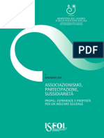 ISFOL 2010 - Associazionismo, Partecipazione, Sussidiarietà Profili, Esperienze e Proposte Per Un Welfare Solidale