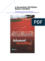 Advanced Accounting 13th Edition Beams Test Bank
