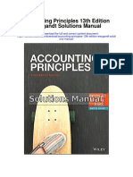 Accounting Principles 13th Edition Weygandt Solutions Manual