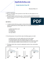 Cbse SP3 Scmcq