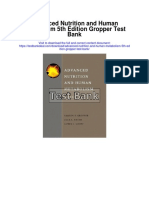 Advanced Nutrition and Human Metabolism 5th Edition Gropper Test Bank