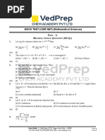 Mock Test Csir Net Maths