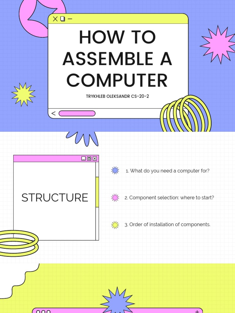 How To Assemble A Computer | PDF
