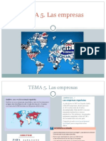 Tema 5. Las Empresas