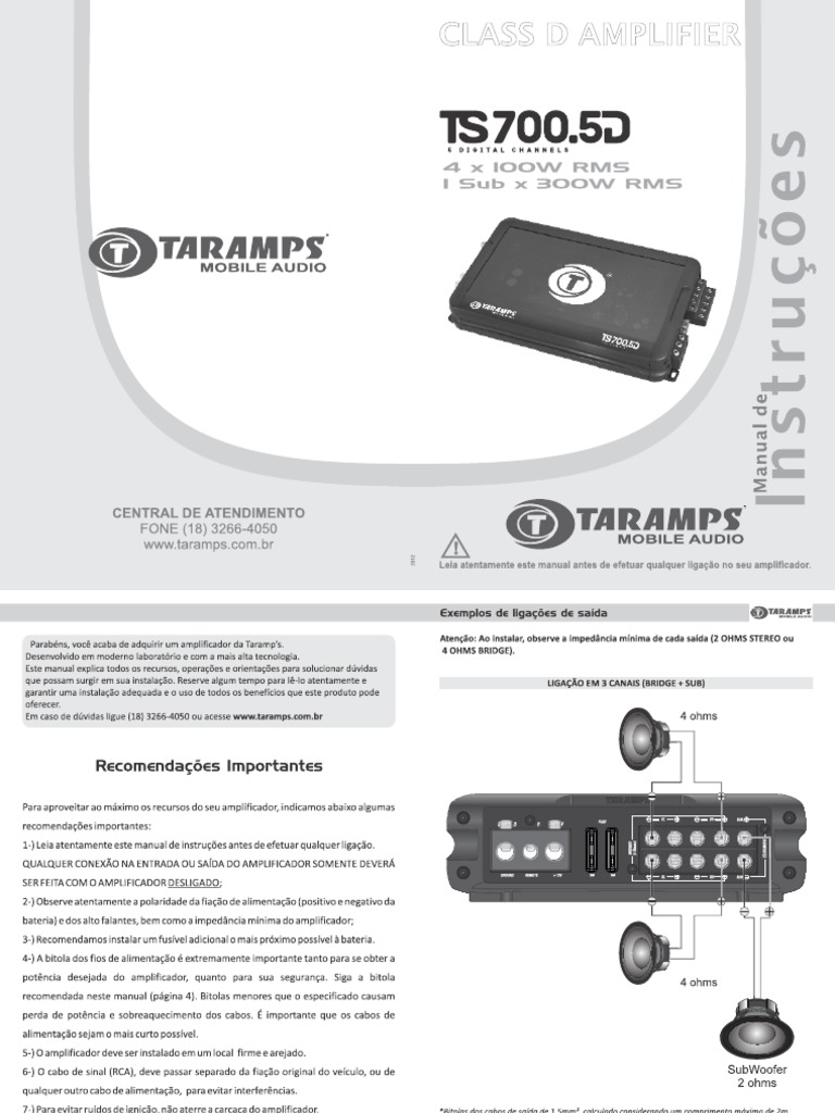Manual TS700.5D | PDF