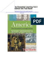 America The Essential Learning Vol 2 1st Edition Shi Test Bank