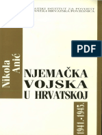 Nikola Anić: Njemačka Vojska U Hrvatskoj1941.-1945.