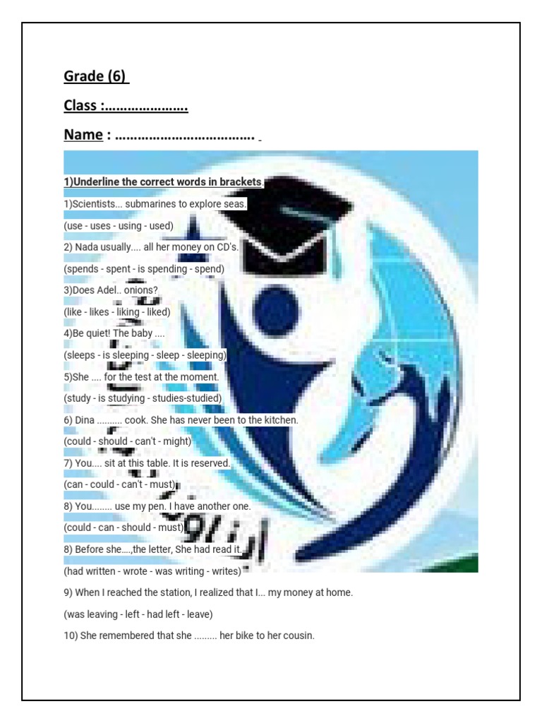 GRAMMAR FOR WRITING WORKBOOK GRADE 6 PDF visual data 6