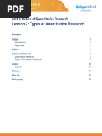 FINAL SG - PR2 11 - 12 - UNIT 1 - LESSON 2 - Types of Quantitative Research