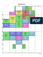 Annual Timetable of Rosario Allison Louise - 2023-2024