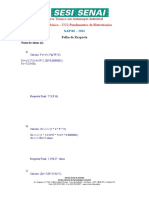 Folha - Respostas - SAP2-OS1 Filtros RLC