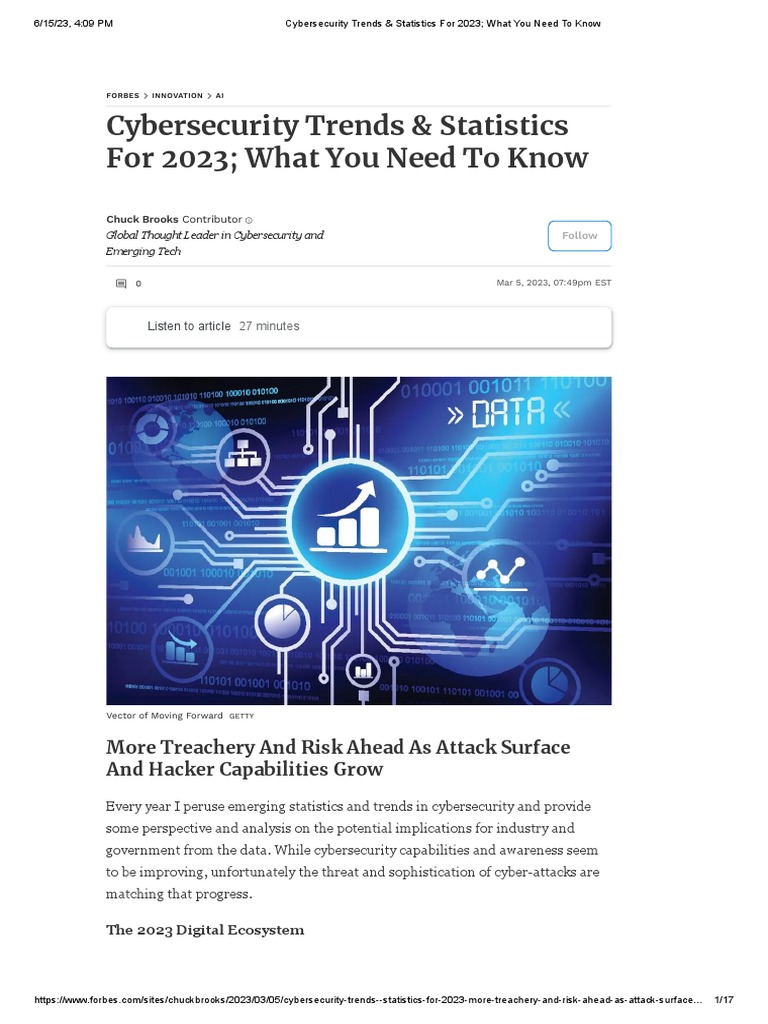 2023 Cybersecurity Trends Overview | PDF | Security | Computer Security