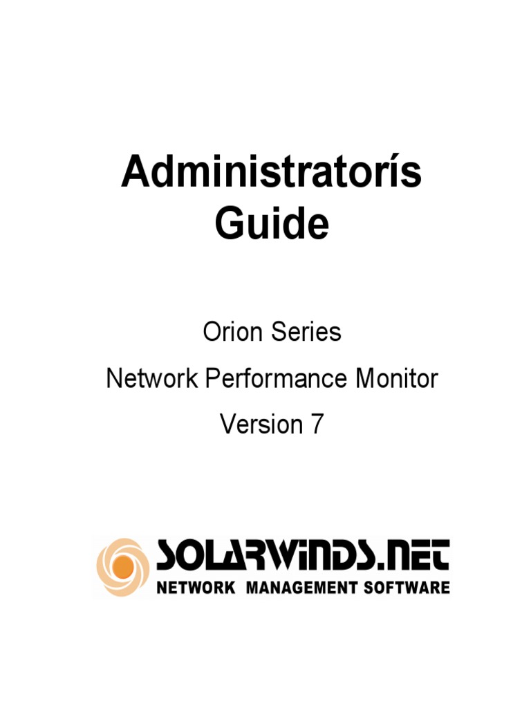 Orionv7 admin guide pdf computer network world wide web