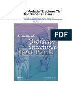 Anatomy of Orofacial Structures 7th Edition Brand Test Bank