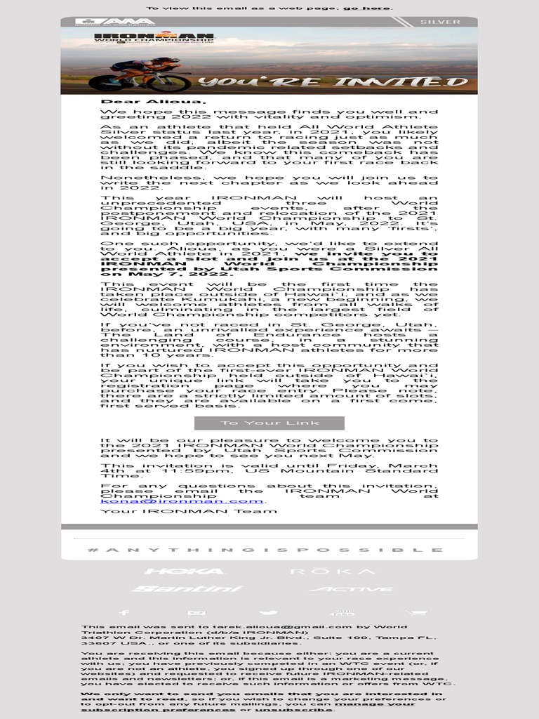 The IRONMAN Group PDF Ironman Triathlon