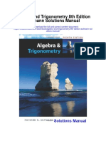 Algebra and Trigonometry 8th Edition Aufmann Solutions Manual