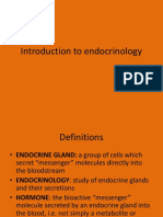 Introduction To Endocrinology