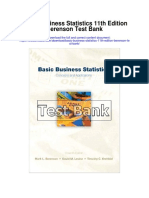 Basic Business Statistics 11th Edition Berenson Test Bank