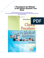 Clinical Procedures For Medical Assistants 8th Edition Bonewit Test Bank