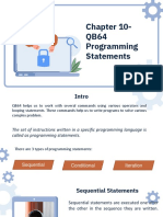 Chapter 10 QB64 Programming Statements