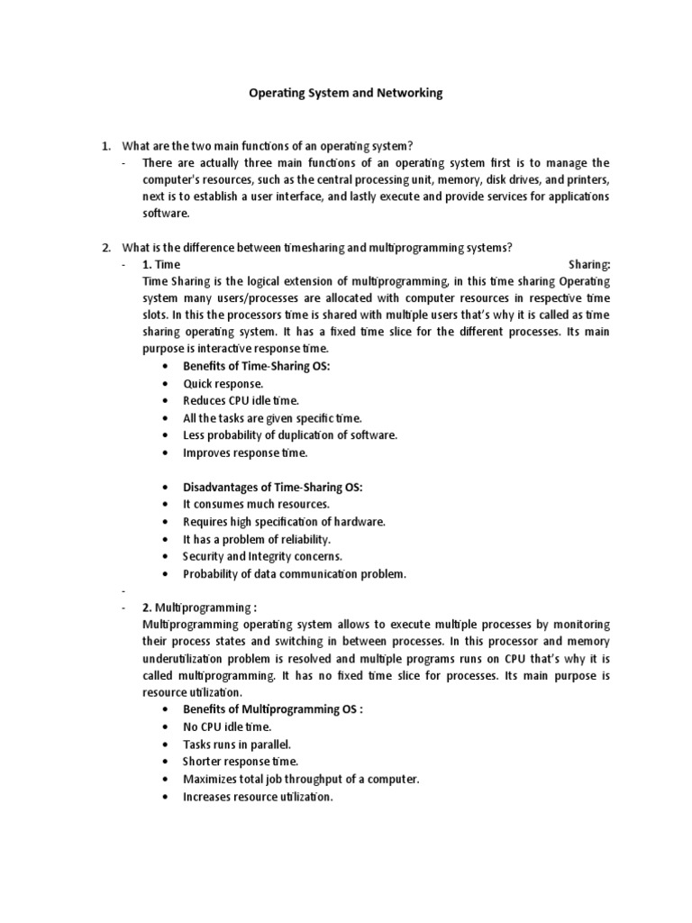 MIT-101-Acitvity 1-Operating System and Networking | PDF | Operating ...