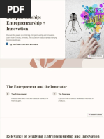 Innopreneurship