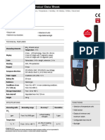 Medidor de Calidad Del Aire Aq 110 Ficha Tecnica Eng