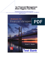 Analysis For Financial Management 11th Edition Higgins Test Bank
