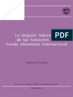 (9781557753212 - La Singular Naturaleza de Las Funciones Del Fondo Monetario Internacional) La Singular Naturaleza de Las Funciones Del Fondo Monetario Internacional
